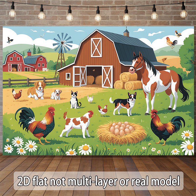 2D плоский дизайн, односекцион – обзор и цена Agriculture Farming School