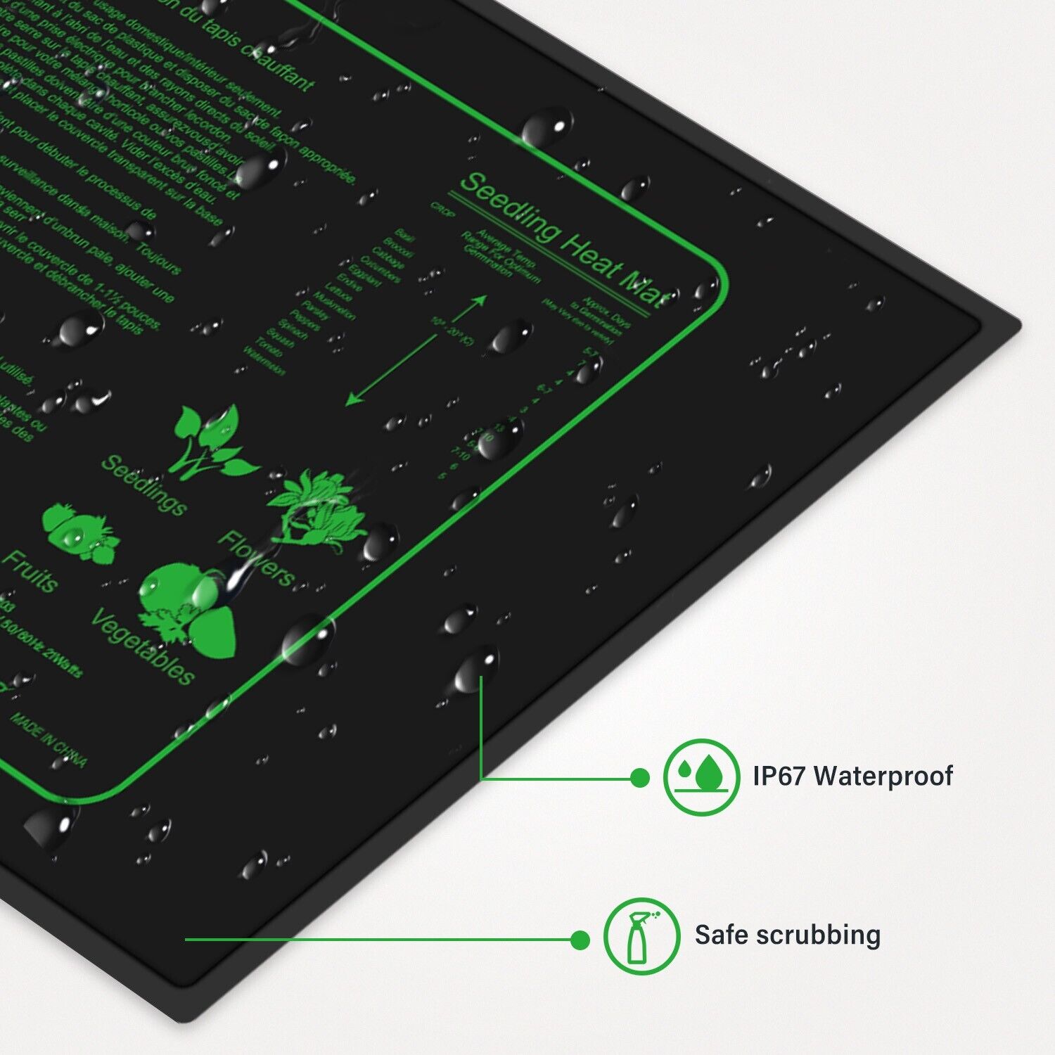 LERWAY 21 Вт нагревательный ко – обзор и цена Seedling Heat Mat