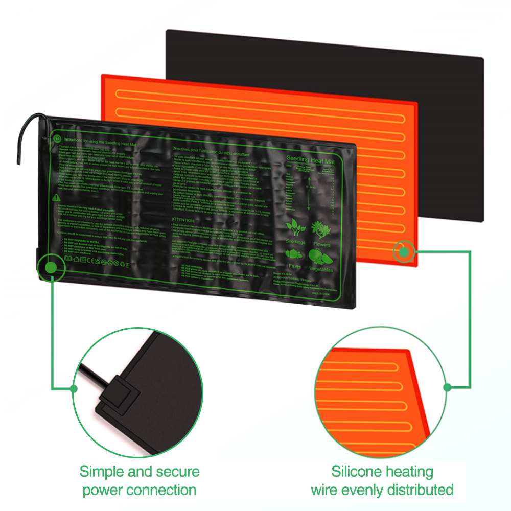 Грелка для рассады, 3 размера, – обзор и цена Seedling Heat Mat