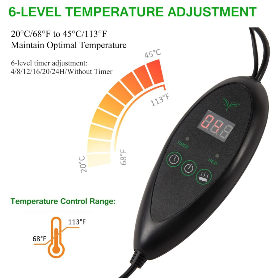 3-размерный модернизированный  – обзор и цена Seedling Heat Mat