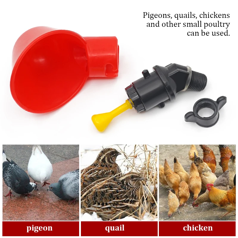 6-36 шт., подвесные чашки для  – обзор и цена Chicken Nipple Drinker