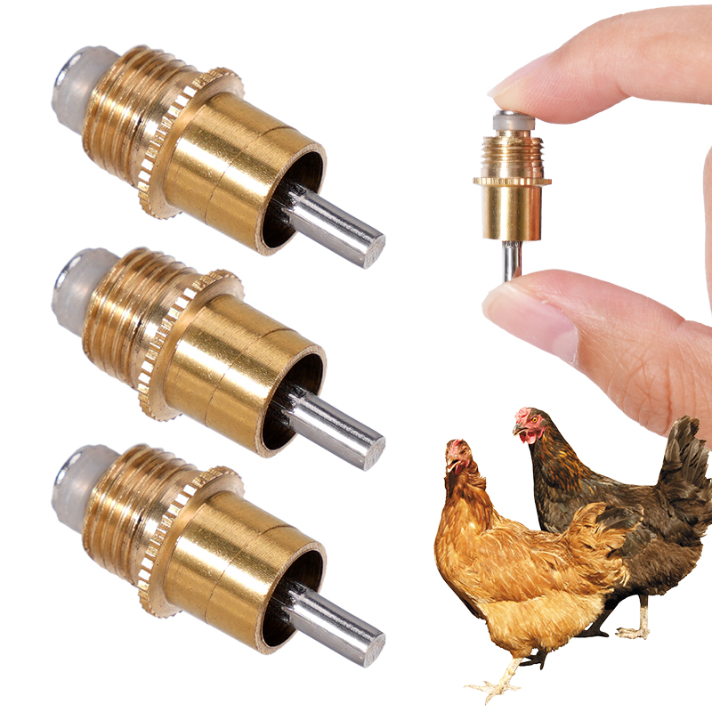 20 шт. латунных автоматических – обзор и цена Chicken Nipple Drinker