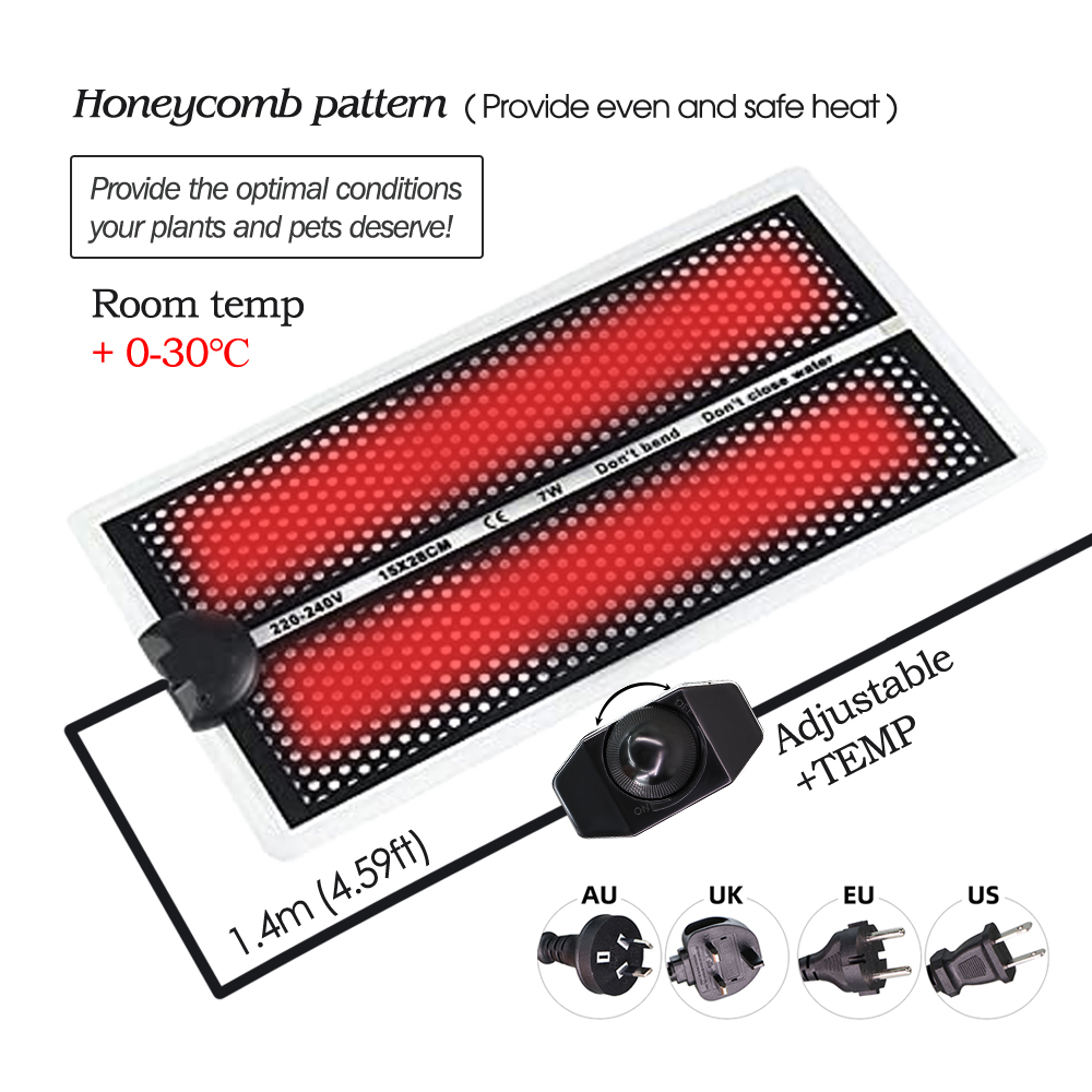Подогреватель для садовых саже – обзор и цена Seedling Heat Mat